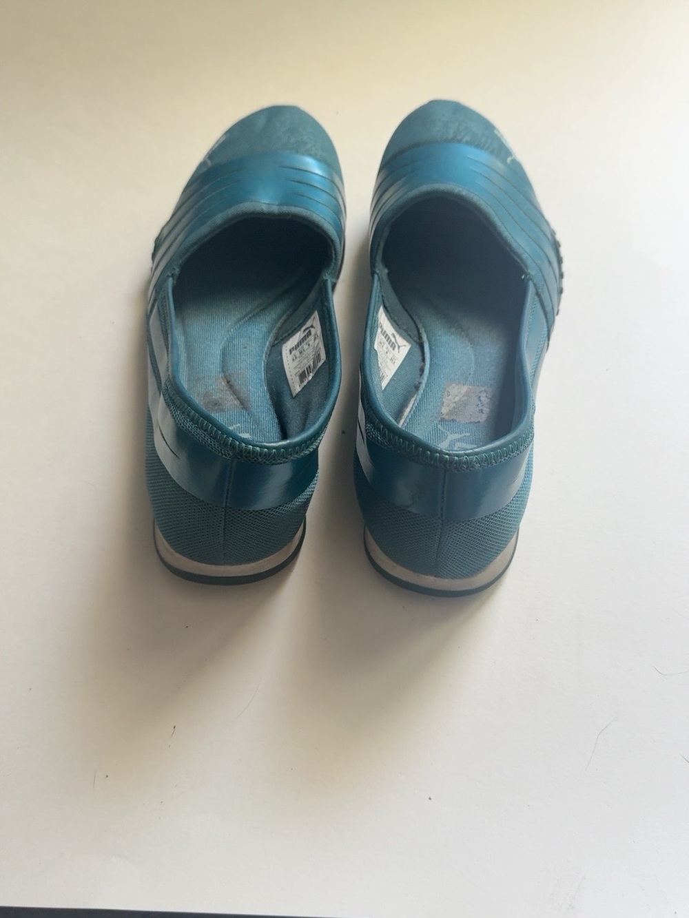 Puma Women’s Slip-On Sneakers in Teal Blue